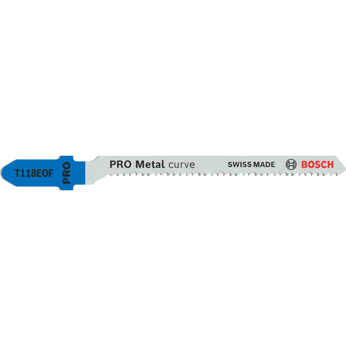 Bosch PRO Metal curve T118EOF Stichsägeblatt,83 mm - 2 Stück
