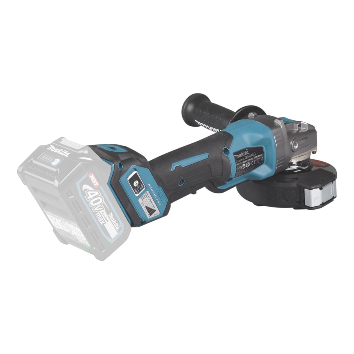 Makita Akku-Winkelschleifer XGT 40V max. (ohne Akku, ohne Ladegerät) GA044GZ