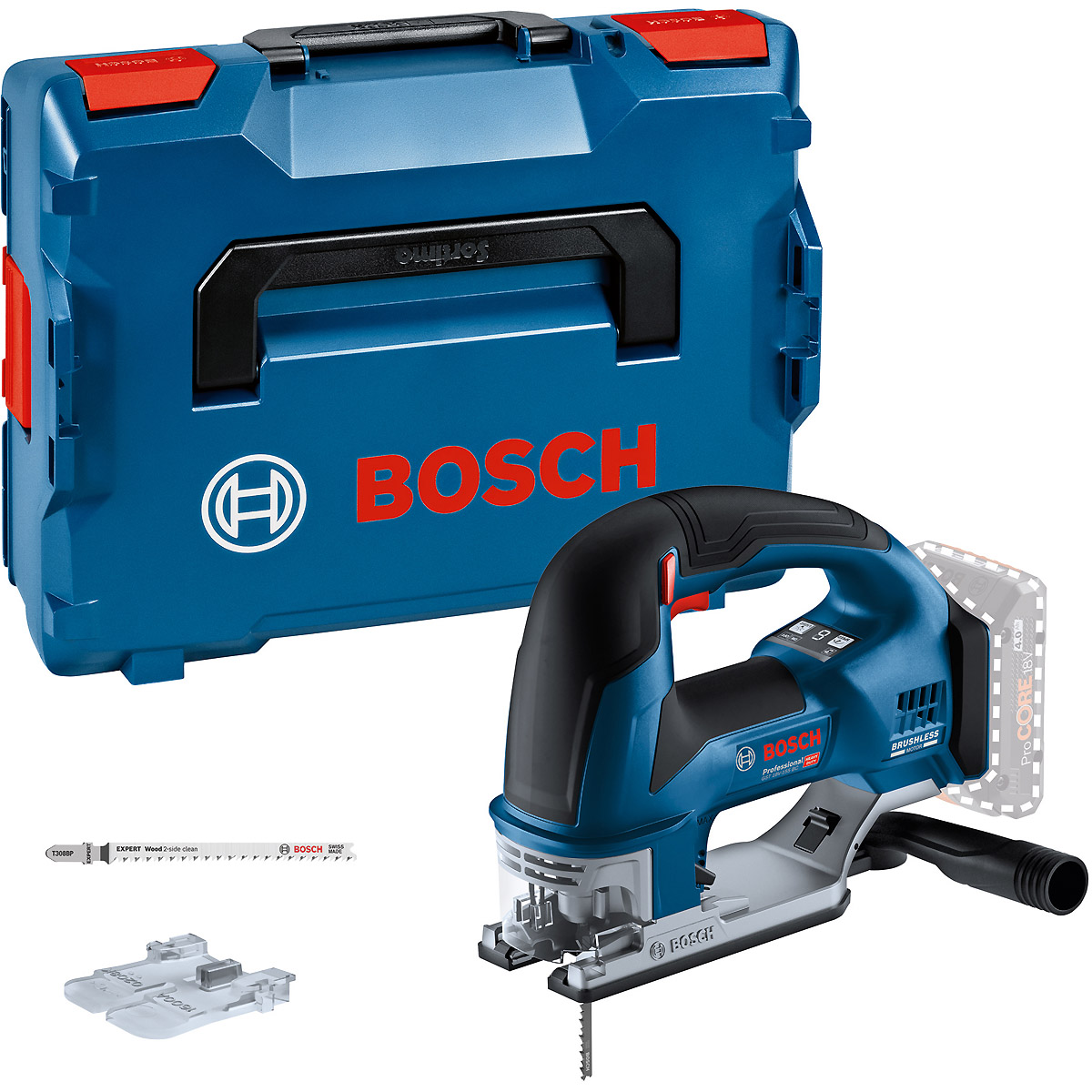 Bosch Akku-Stichsäge GST 18V-155 BC mit L-BOXX