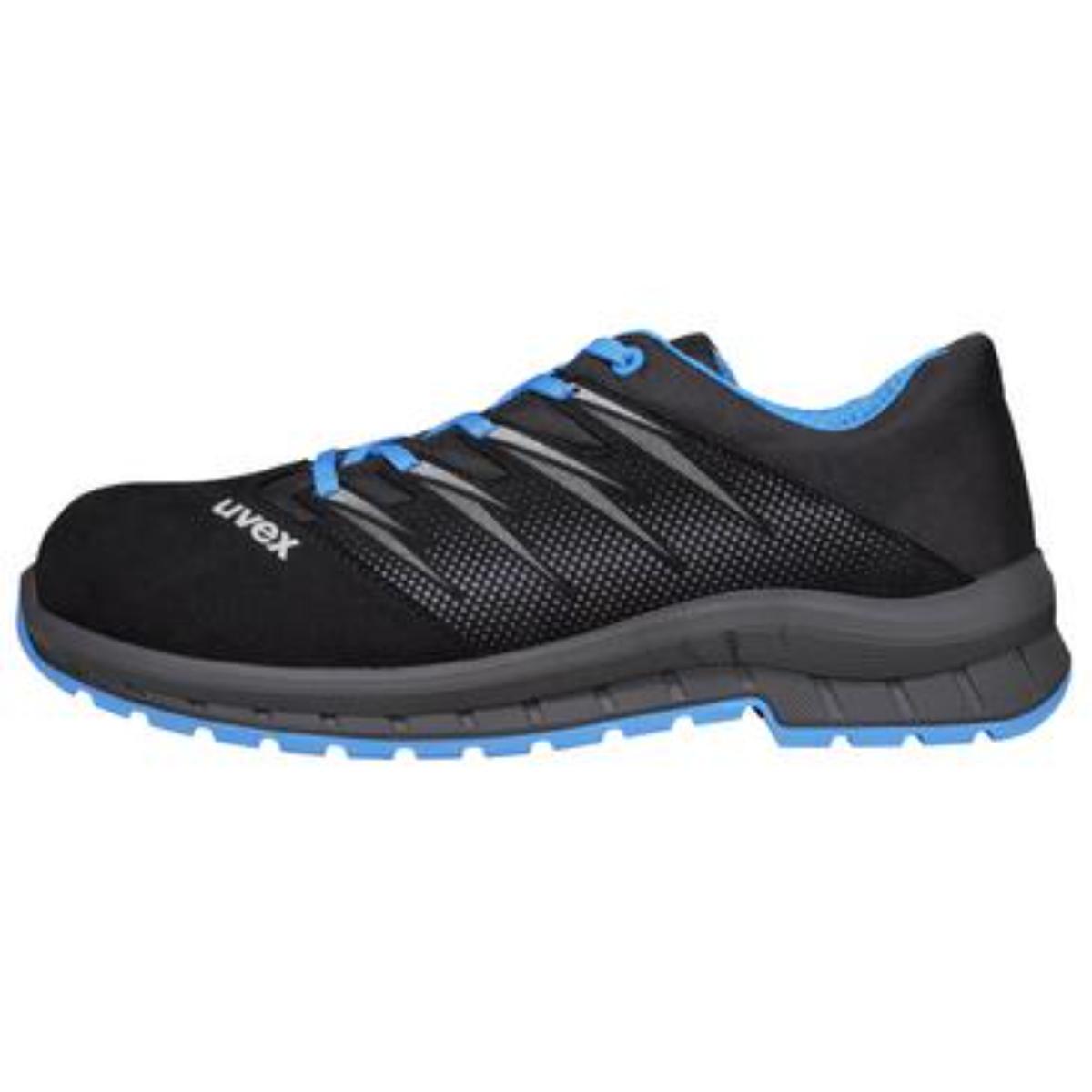 uvex 2 trend Sicherheitsschuh Halbschuhe S2 blau-schwarz