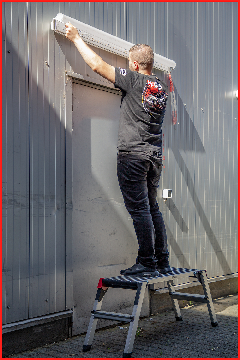 KS Tools Aluminium-Sicherheits-Laufbühne, L1000xB405xH480mm