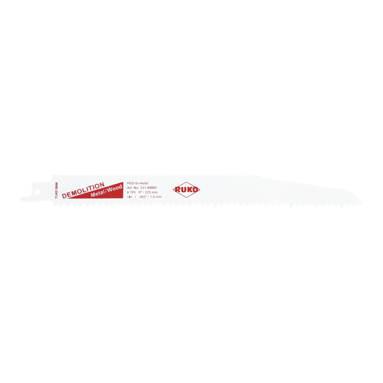RUKO Säbelsägeblatt RUKO 8928 HSS-Bimetall