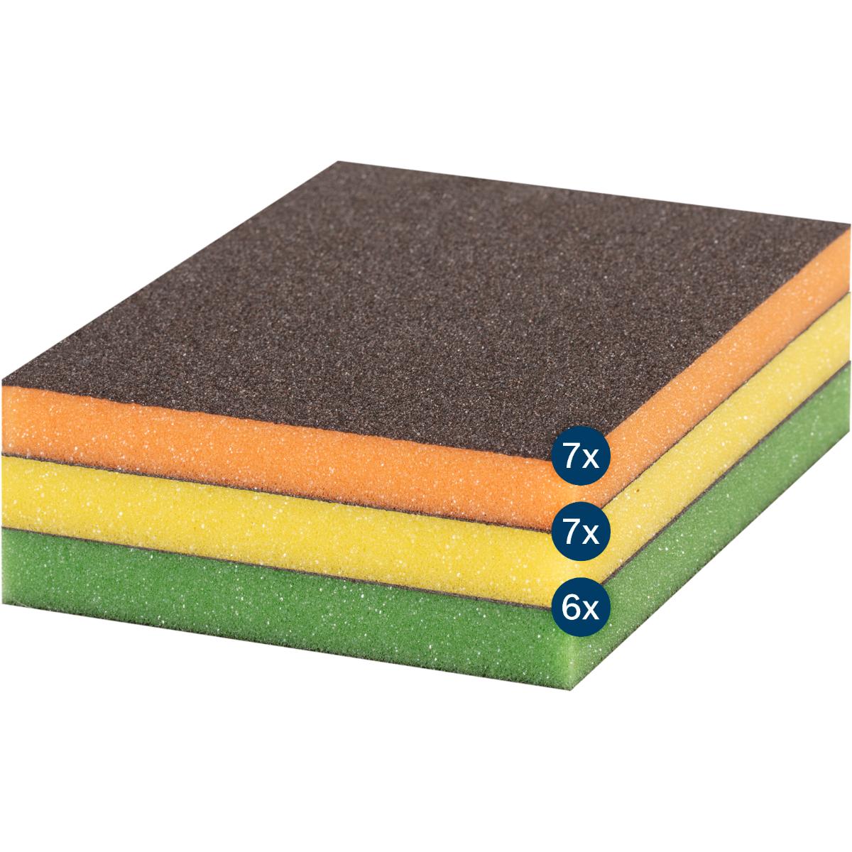 Bosch EXPERT S473 Flex Schleifblock 20-teiliges Set