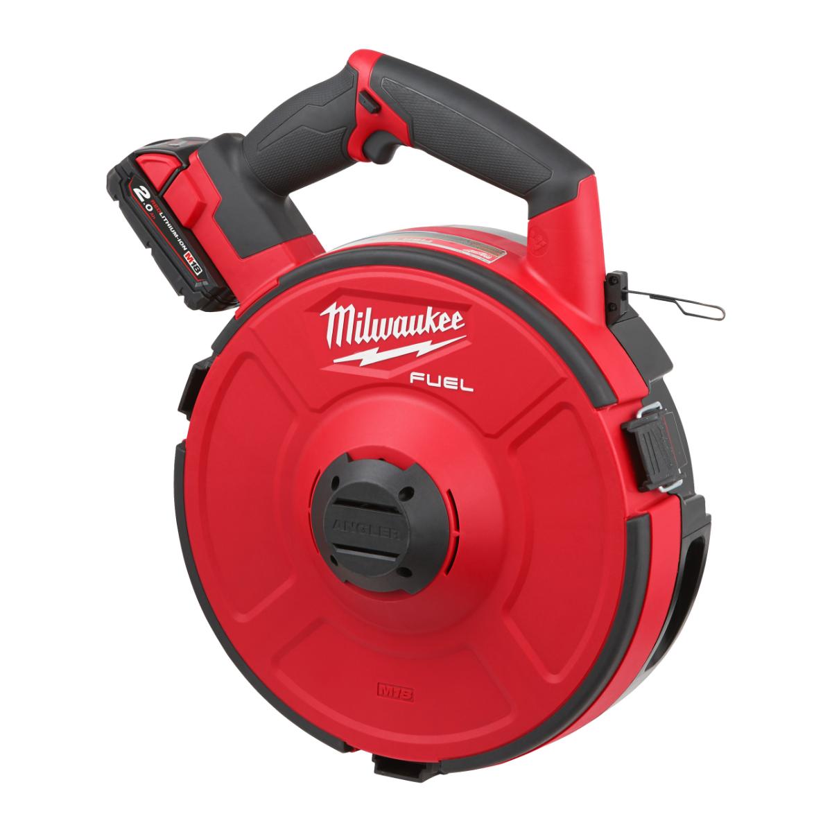 Milwaukee FUEL Akku-Kabeleinziehgerät 36m M18 FPFT-202 36m Stahl Set