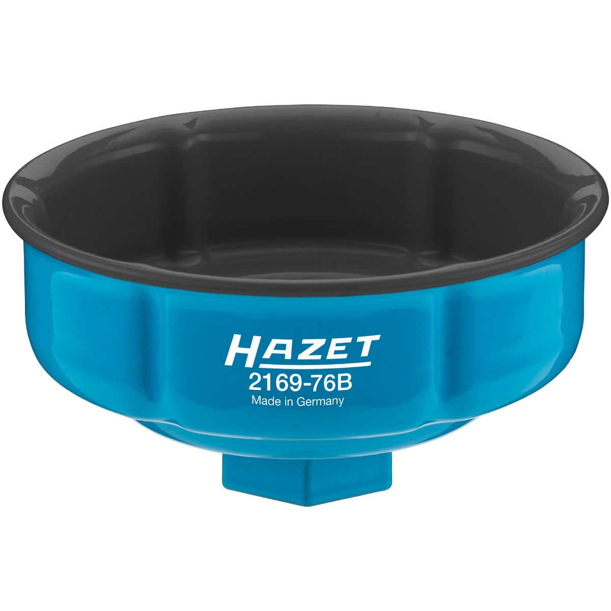 HAZET Ölfilter-Schlüssel Vierkant 12,5 mm (1/2 Zoll) 6 Rillen , blau