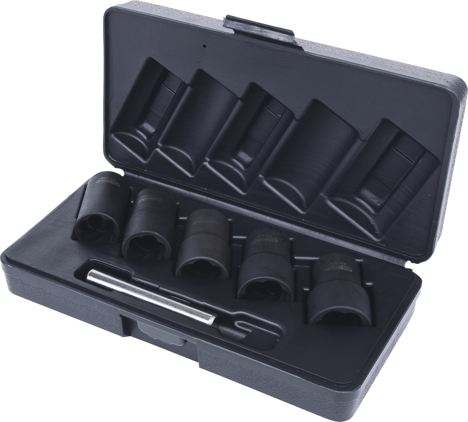 KS Tools 1/2" Spiral-Profil-Kraft-Stecknuss-Satz, 6-tlg, 19-25mm