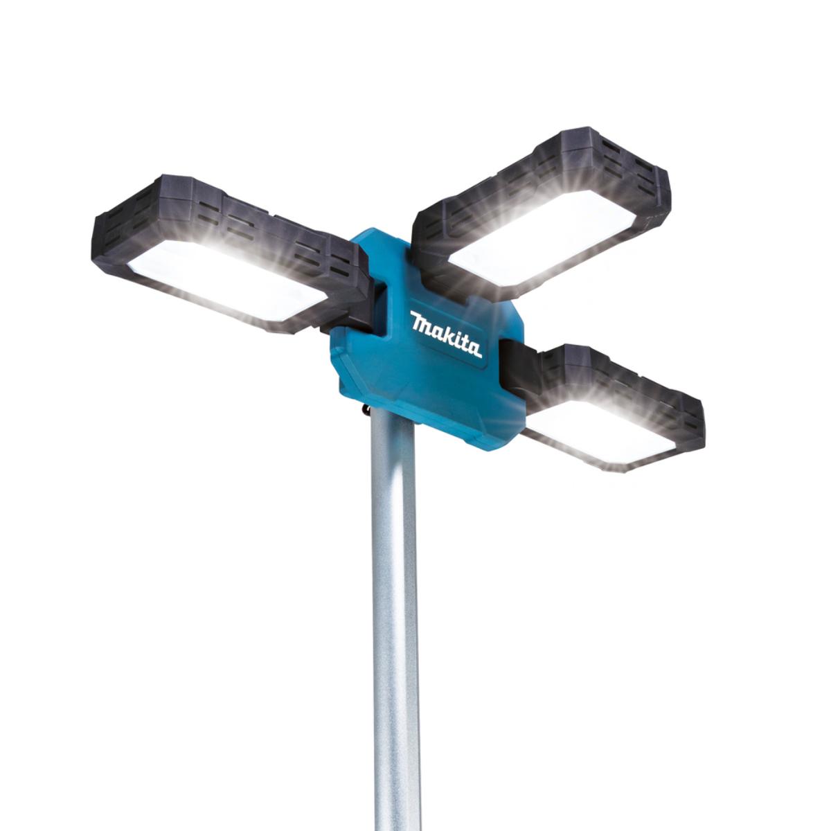 Makita Akku-LED-Baustrahler XGT 40V max. LXT 18V 1.100-15.000 lm 400-5.000 lx IP56