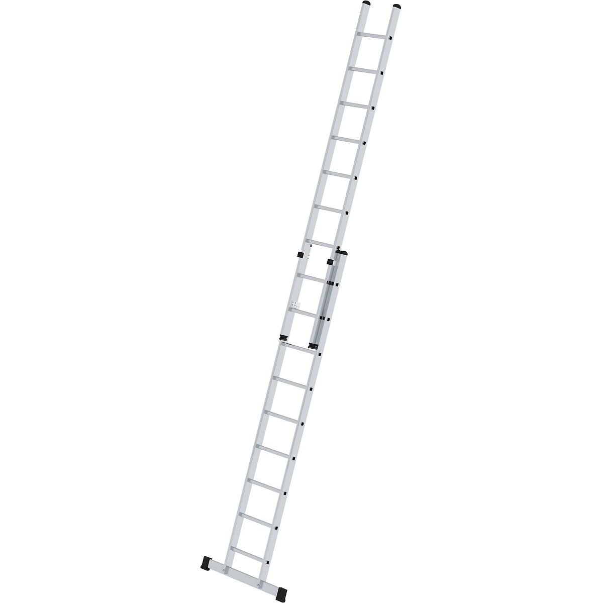 Munk Sprossen-Schiebeleiter mit Standard-Traverse