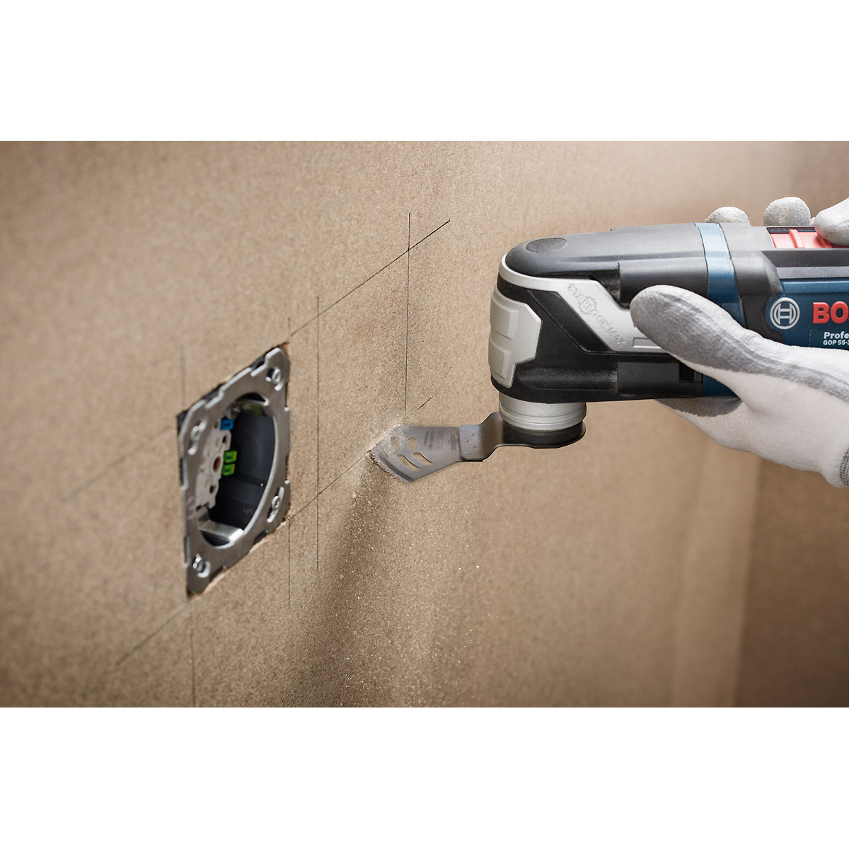 Bosch BIM Tauchsägeblatt Dual-Tec AYZ 53 BPB Multimaterial, 40 x 53 mm, ST