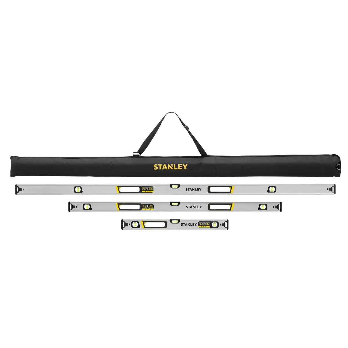STANLEY FATMAX Xtreme Hohlprofil-Wasserwaagen - Promo Packs - 3er-Set (60cm, 120cm und 180cm)