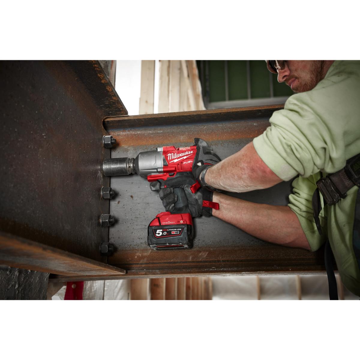 Milwaukee ONE KEY Akku-Schlagschrauber 1/2 Zoll Vierkant Sprengring M18 ONEFHIWF12-502X