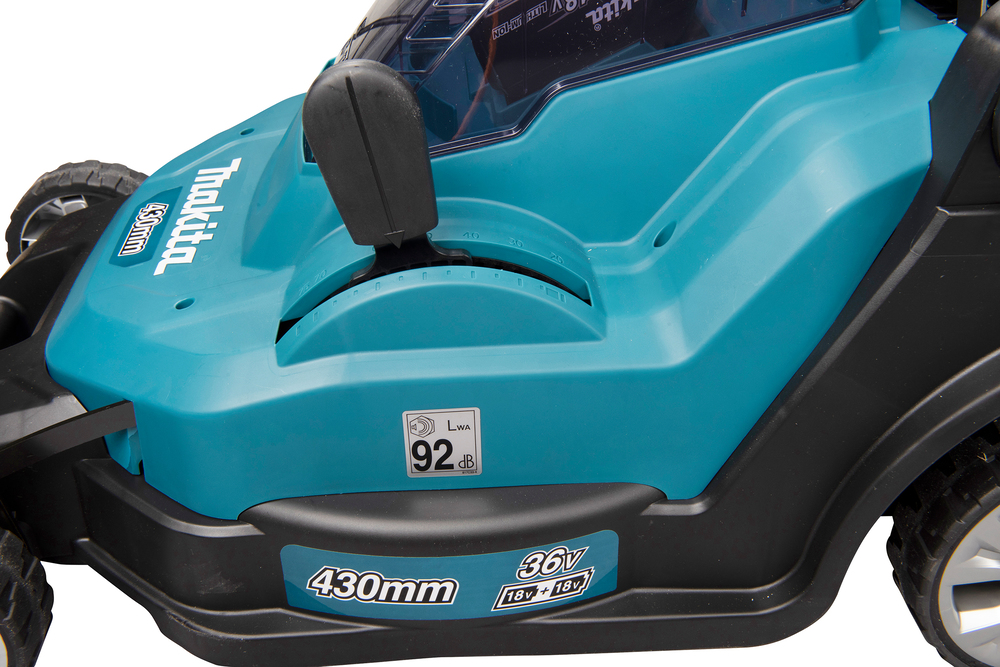 Makita Akku-Rasenmäher LXT 2x18V - 43cm - 50 Liter - DLM432Z