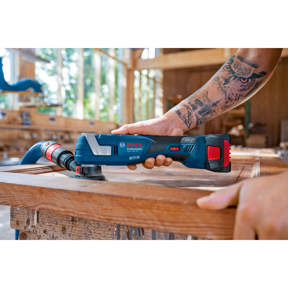 Bosch Akku-Multi-Cutter GOP 18V-34, im Karton