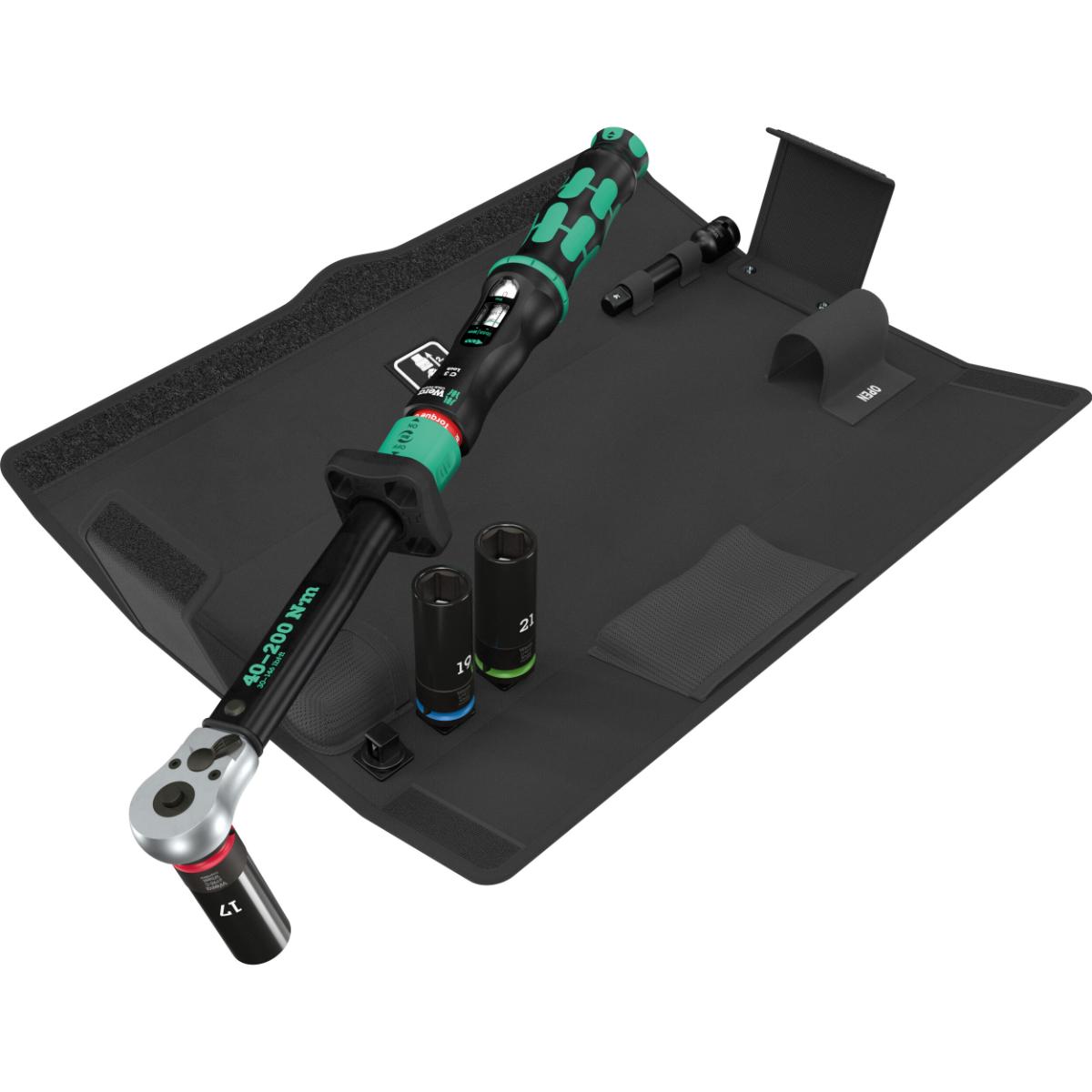 Wera Drehmomentschlüssel Click-Torque Lock C 3 KFZ-Radwechsel-Set 1