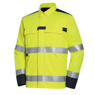 uvex protection multifunction und high visibility Herren Jacke mit Umlegekragen