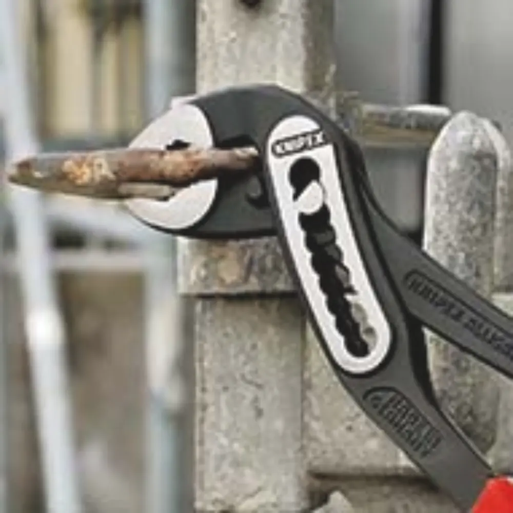 KNIPEX Alligator Wasserpumpenzange mit Mehrkomponenten-Hüllen schwarz atramentiert 180 mm
