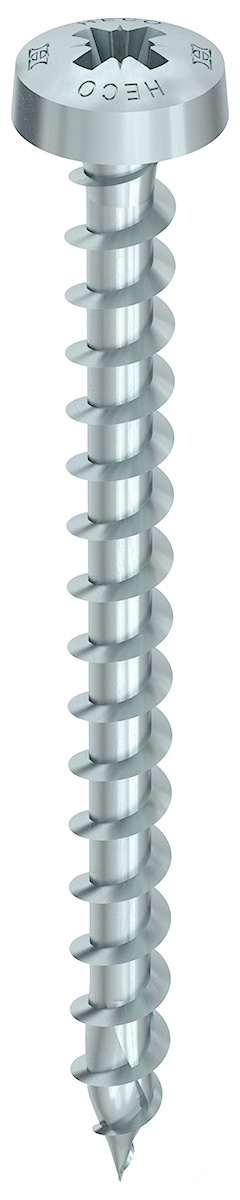 HECO TOPIX-plus 5 x 35mm Rundkopf VG Pozi-Drive 500 St.