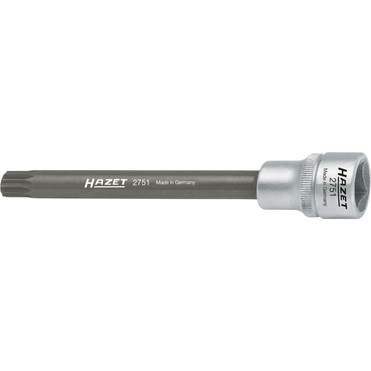 HAZET Zylinderkopf Schraubendreher-Steckschlüsseleinsatz Vierkant 12,5 mm (1/2 Zoll)