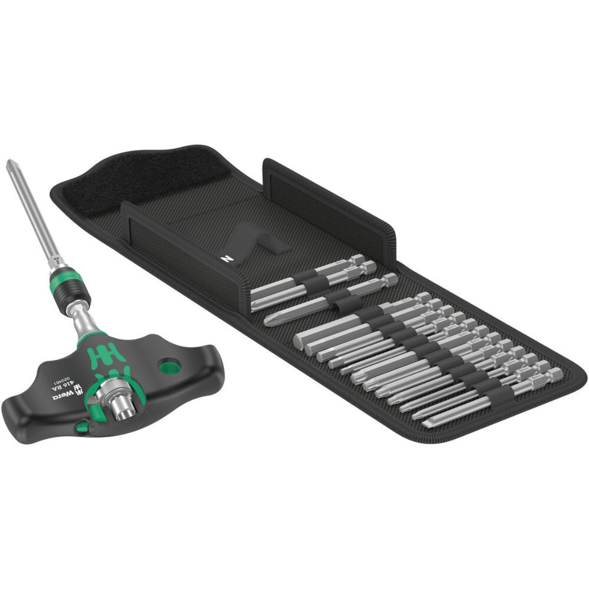 Wera Kraftform Kompakt 400 RA Set 1, 17-teilig