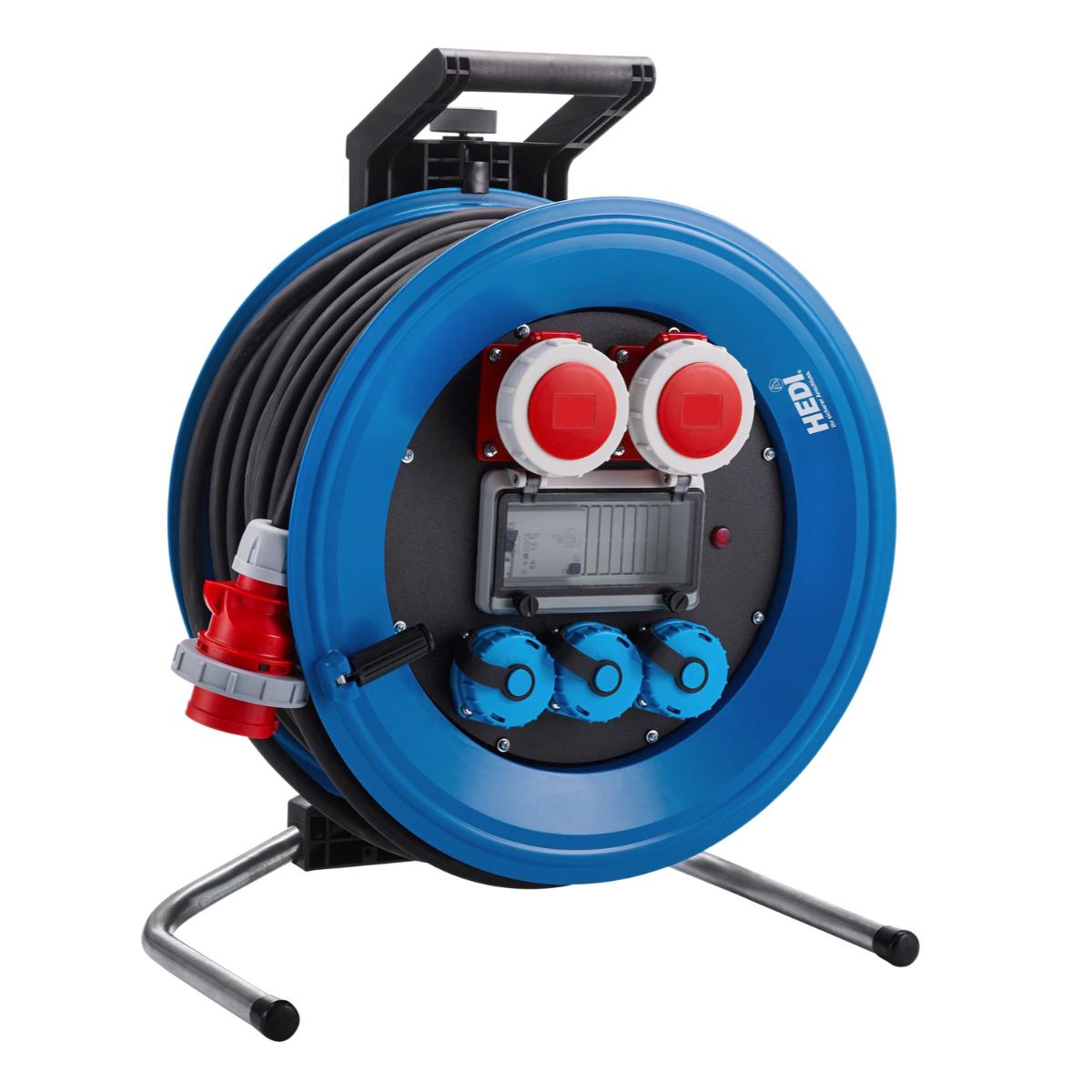 HEDI Kunststoff-Kabeltrommel Professional Plus Ø 450 mm, 16A-Ausführung
