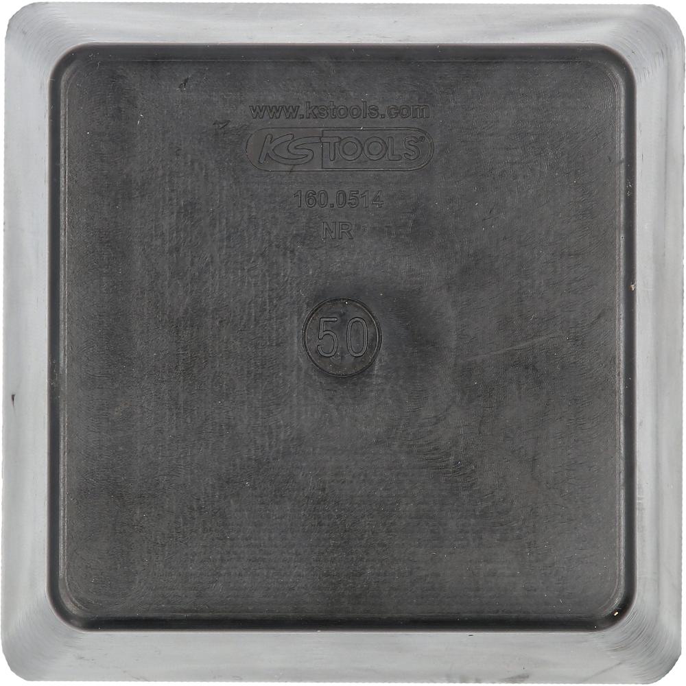KS Tools Gummiauflage 20 für Hebebühnen, 150 x 150 x 50 mm