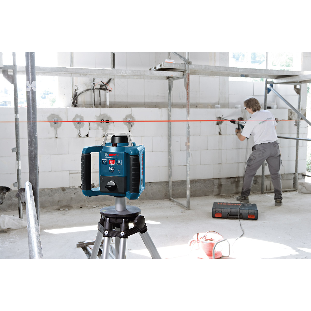 Bosch Rotationslaser GRL 300 HV + LR 1 in L-BOXX
