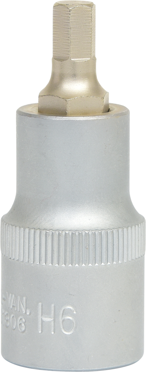 KS TOOLS 1/2" Bit-Stecknuss Innensechskant, kurz