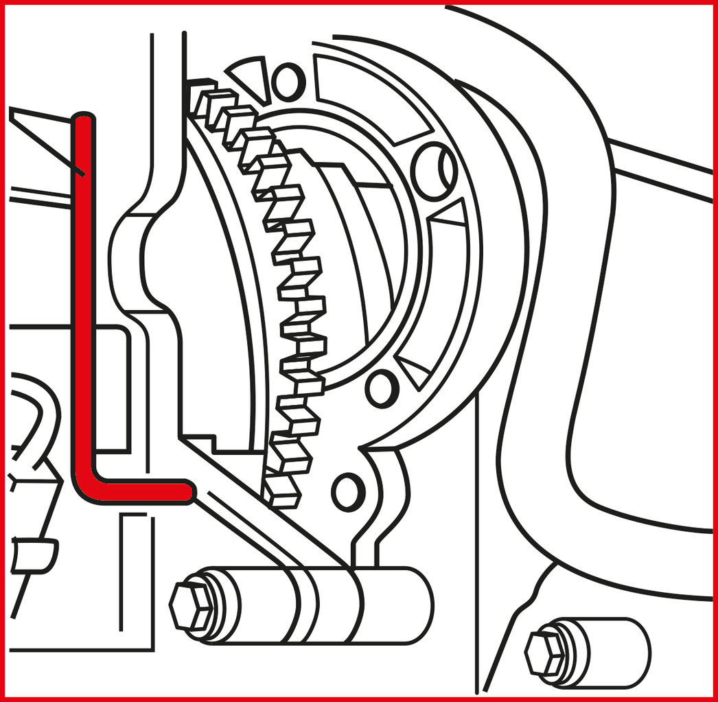 KS Tools Motoreinstell-Werkzeug-Satz für Ford - Land Rover - PSA - Volvo, 6-tlg