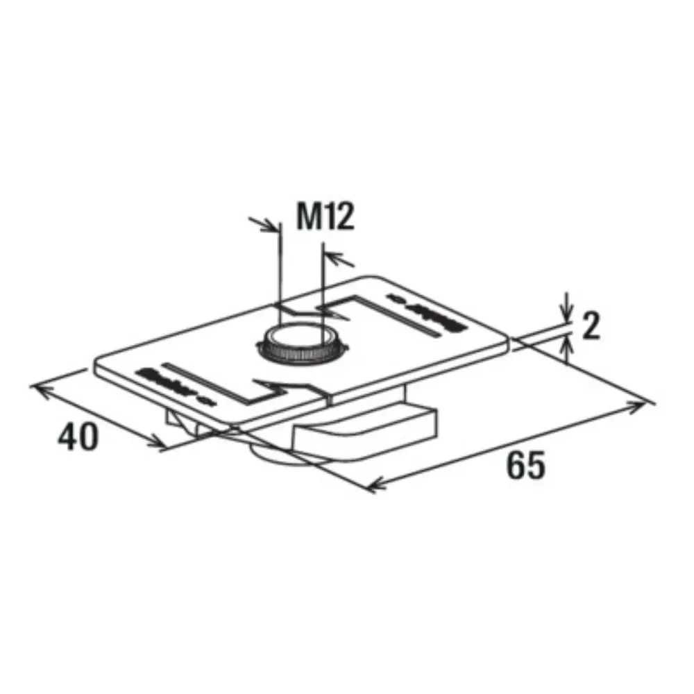 Fischer Kreuzschiebeschlitten mittel FCSM M12