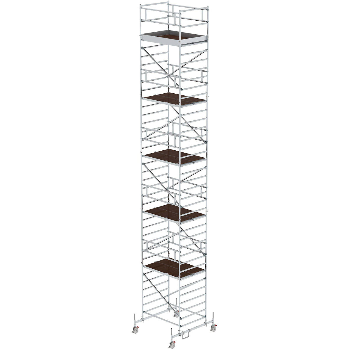 Munk Rollgerüst 1,35 x 1,80 m mit Fahrbalken & Doppel-Plattform