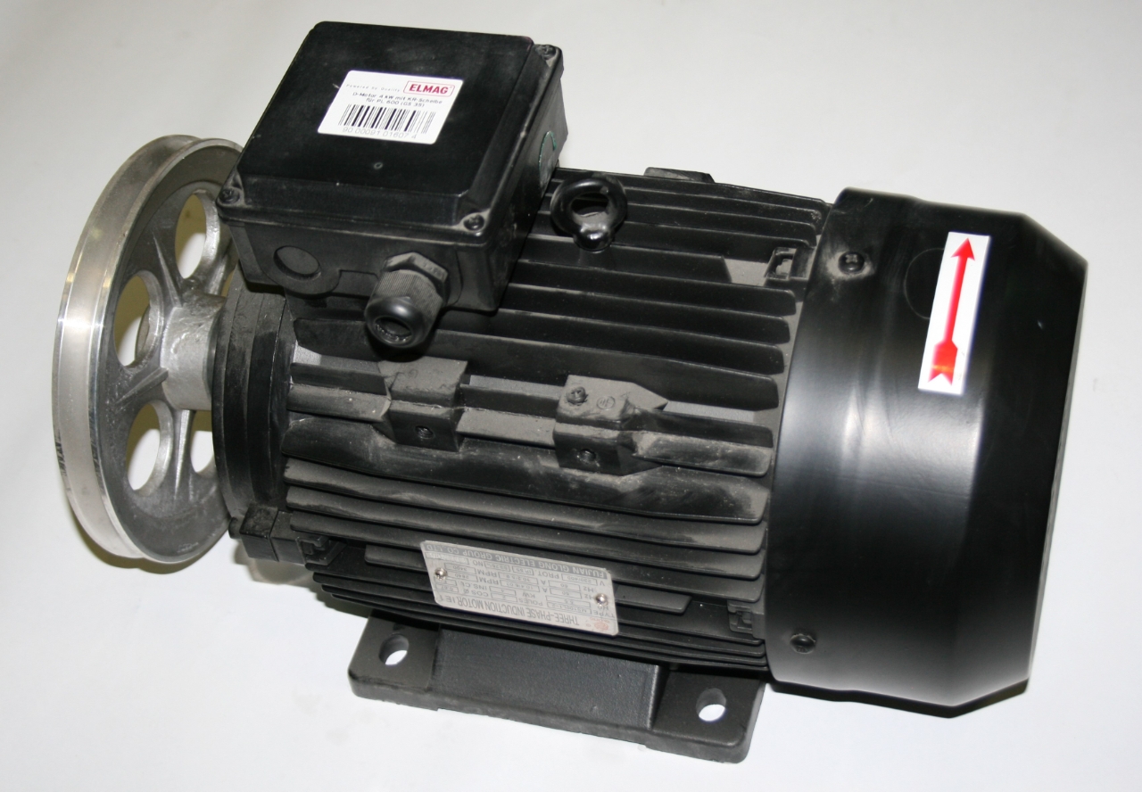 ELMAG D-Motor 4 kW mit KR-Scheibe