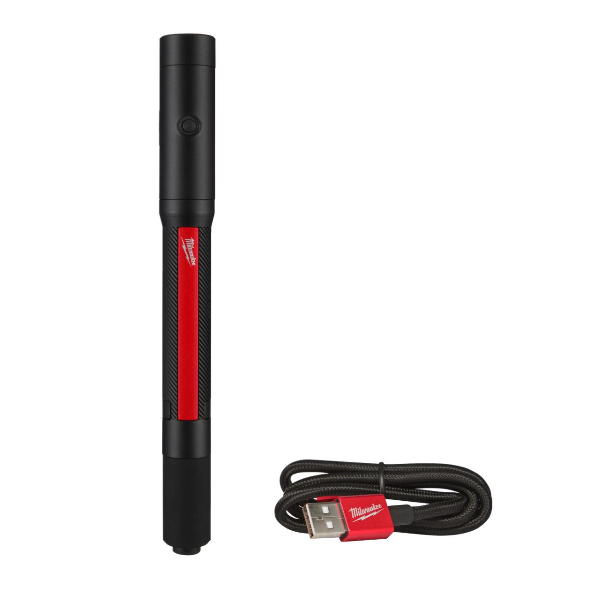 Milwaukee Akku-Leuchte - wiederaufladebare Stiftlampe - Taschenlampe 250 Lumen - IRPL250
