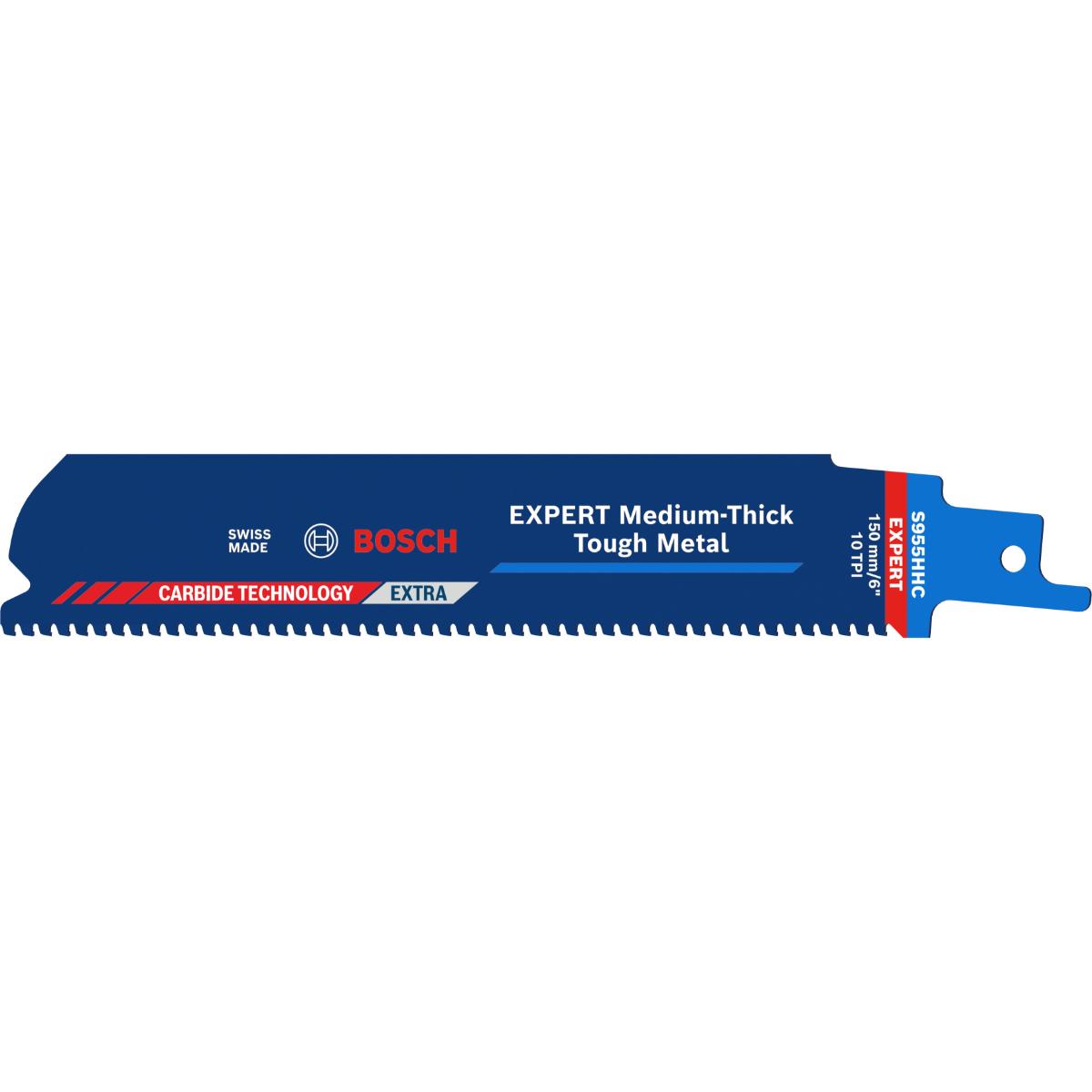 Bosch EXPERT Medium-Thick Tough Metal S955HHC Säbelsägeblatt, 10-Stück