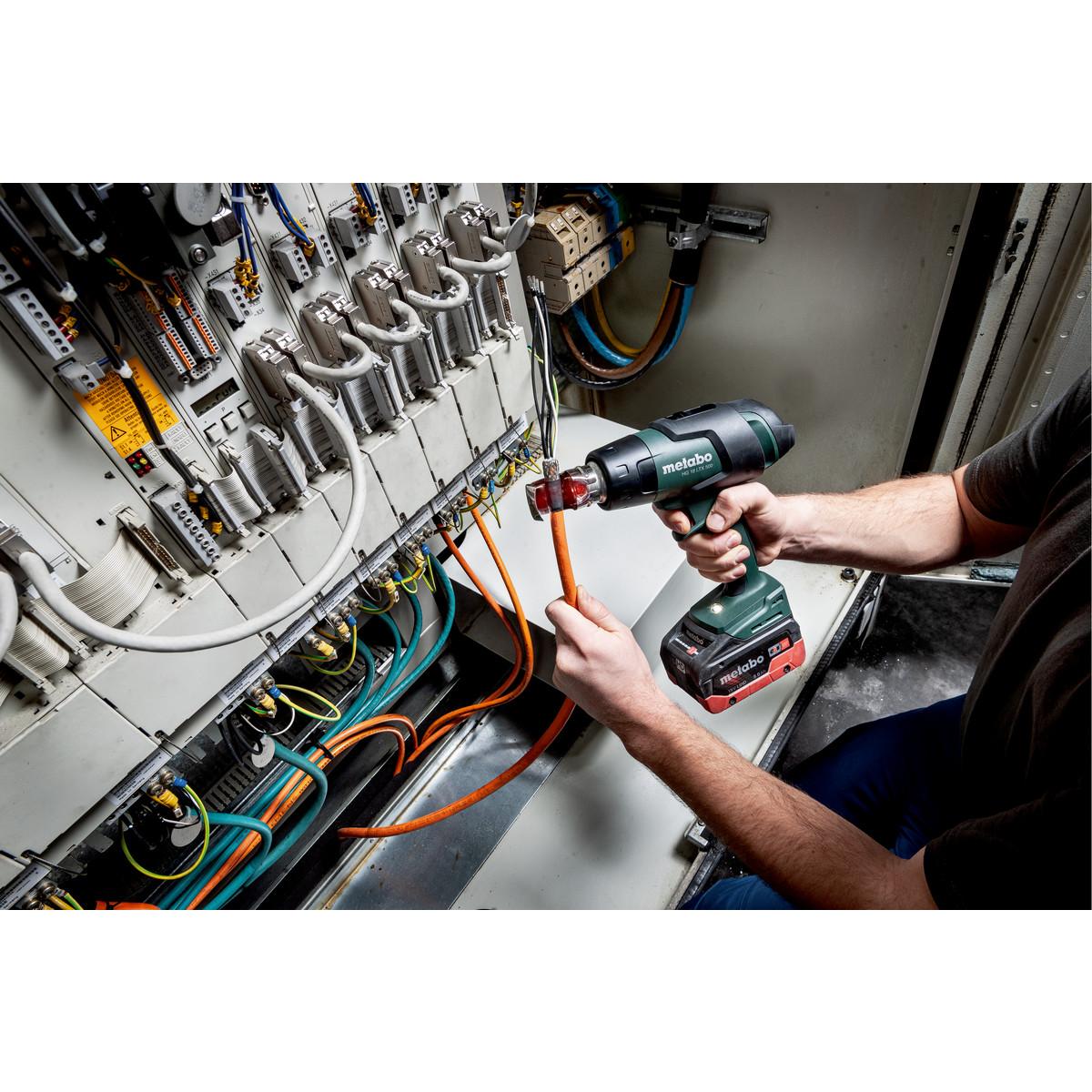 Metabo Akku-Heißluftgebläse HG 18 LTX 500 metaBOX 145 L