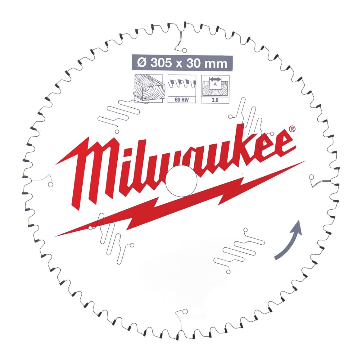 Milwaukee - KREISSÄGEBLATT 305/30MM 60Z HOLZ - 4932471321