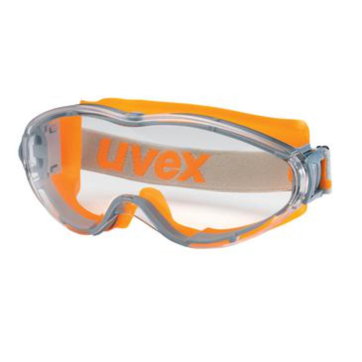 uvex Vollsichtbrille ultrasonic grau, orange
