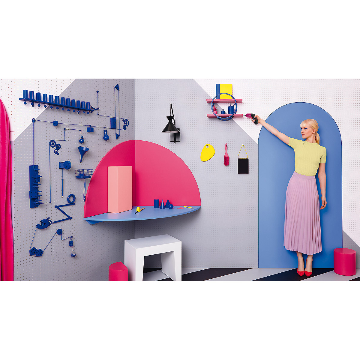 Bosch IXO Akku-Schrauber Colour Edition, Akku - Micro-USB-Ladegerät, Bit-Starter Set