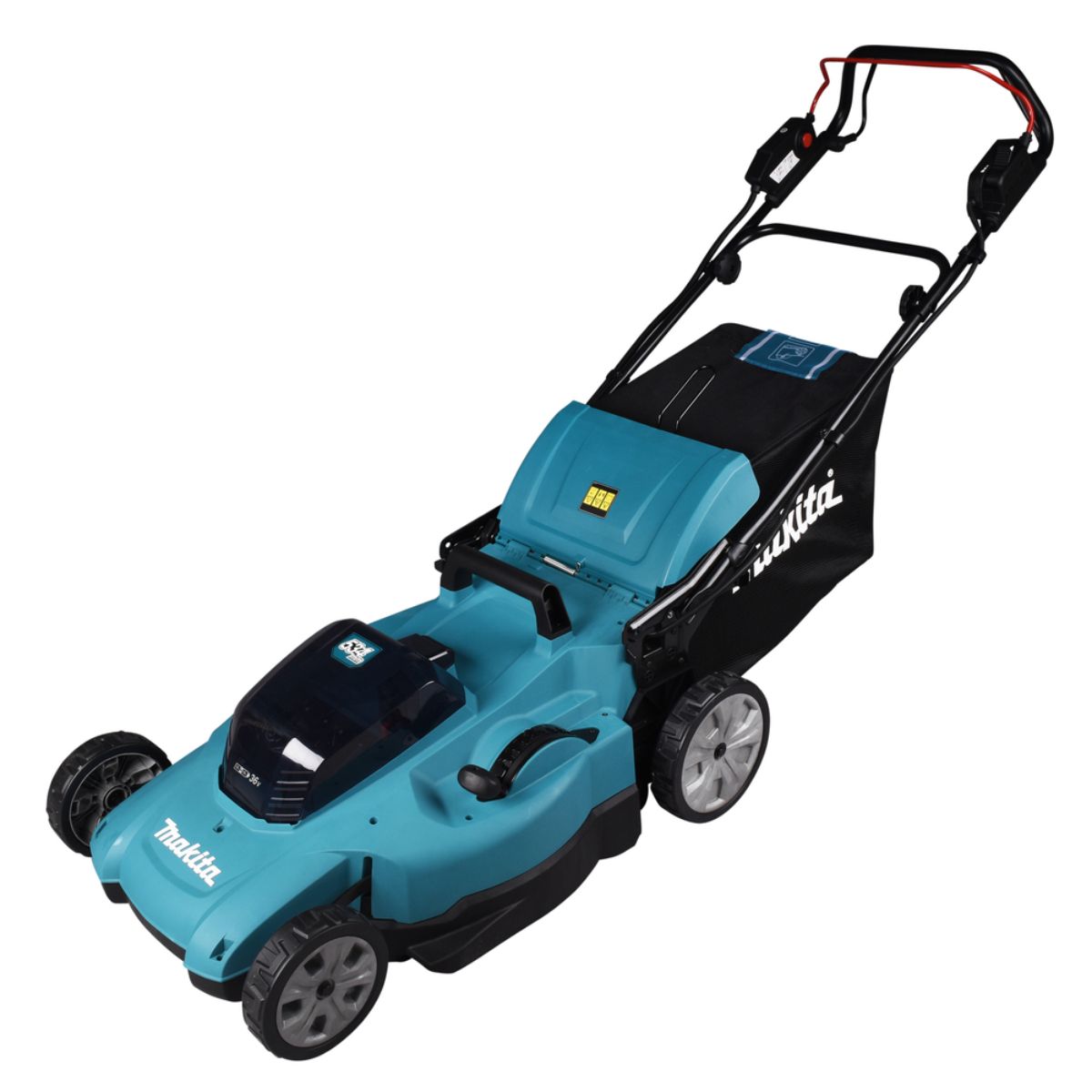 Makita Akku-Rasenmäher 2x18V / 5,0 Ah, 2 Akkus + Ladegerät DLM539PT2
