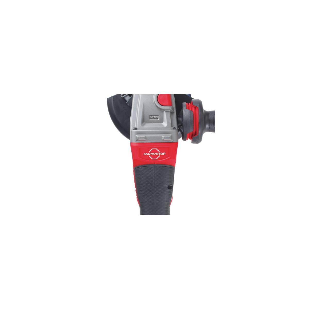 Milwaukee FUEL Akku-Flachkopf-Winkelschleifer mit Bremse M18 FSAGF125XB-0X