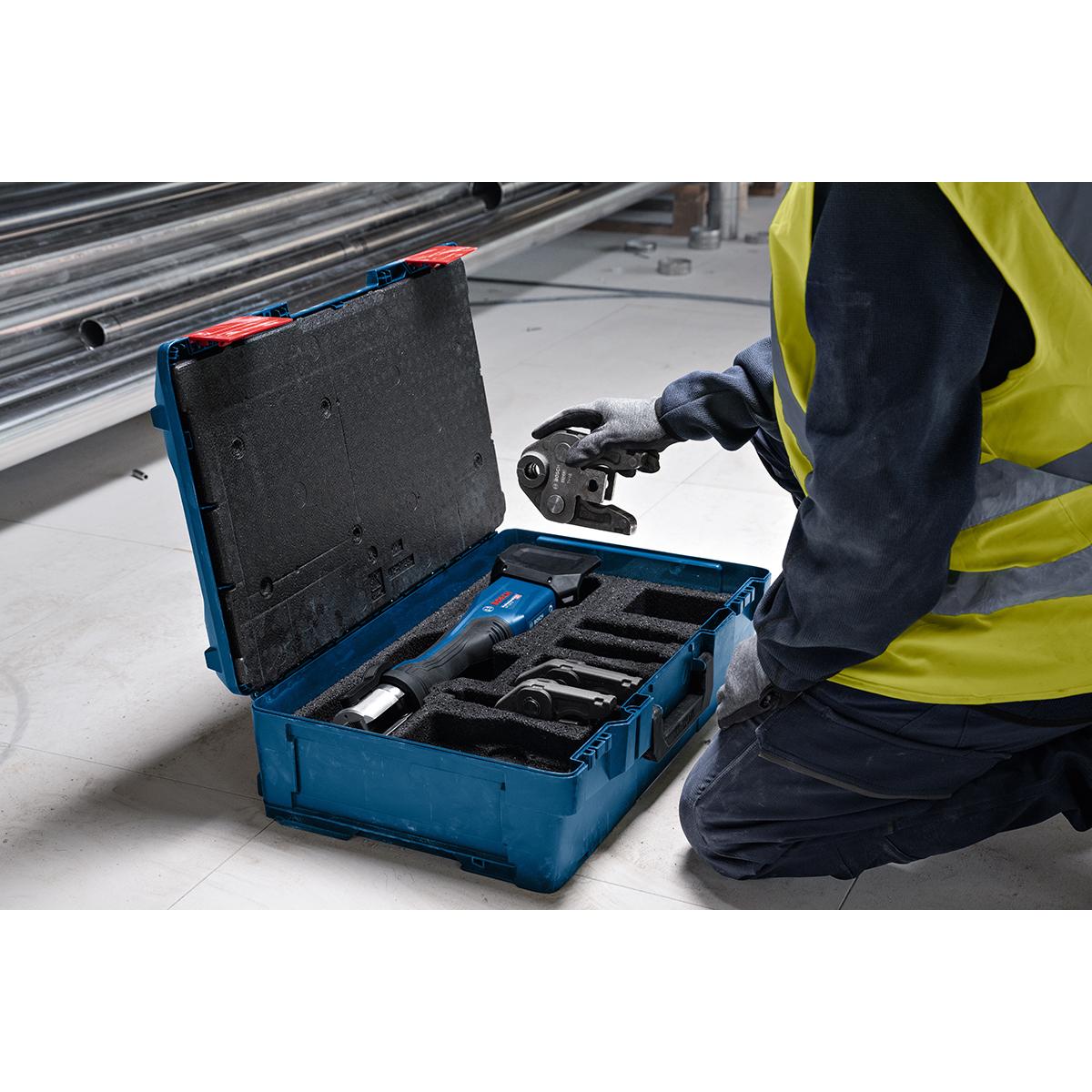 Bosch Akku-Presswerkzeug GPT 18V-32, 1 x XL-BOXX, Kit TH