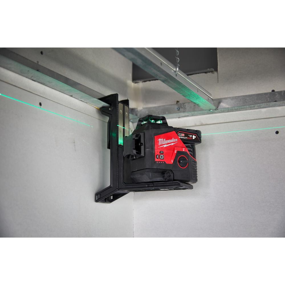 Milwaukee M12 Akku-Kreuzlinienlaser 3 x 360° Kit M123PLSKIT-401P