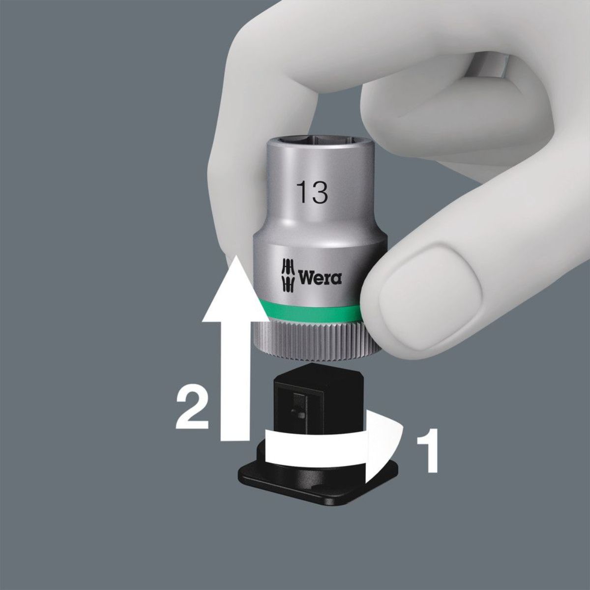 Wera 9417 Textile Box Kraftform Kompakt Zyklop Mini 2, leer