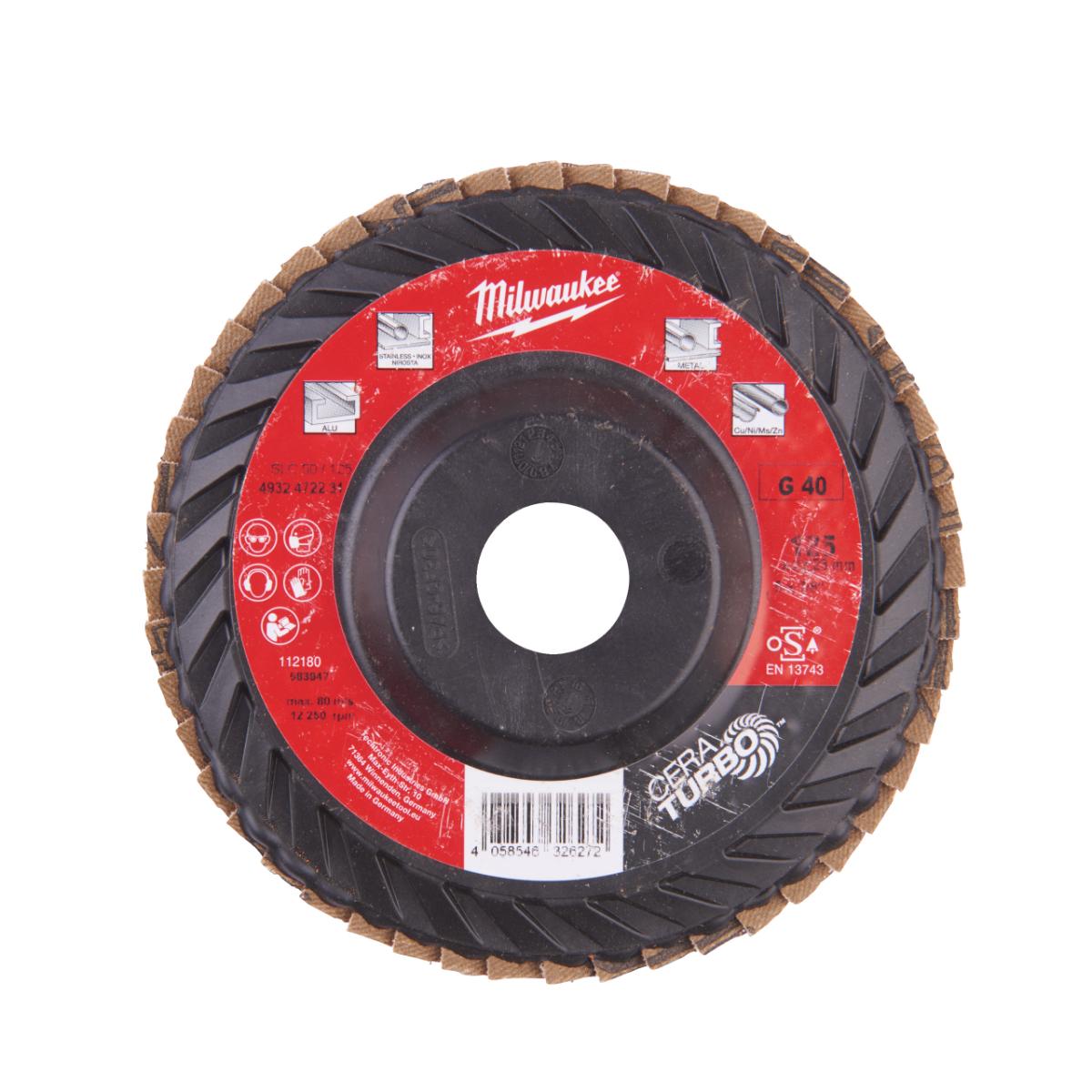 Milwaukee - Fächerschleifsch. SLC50/125 K40 Keramik - 4932472231