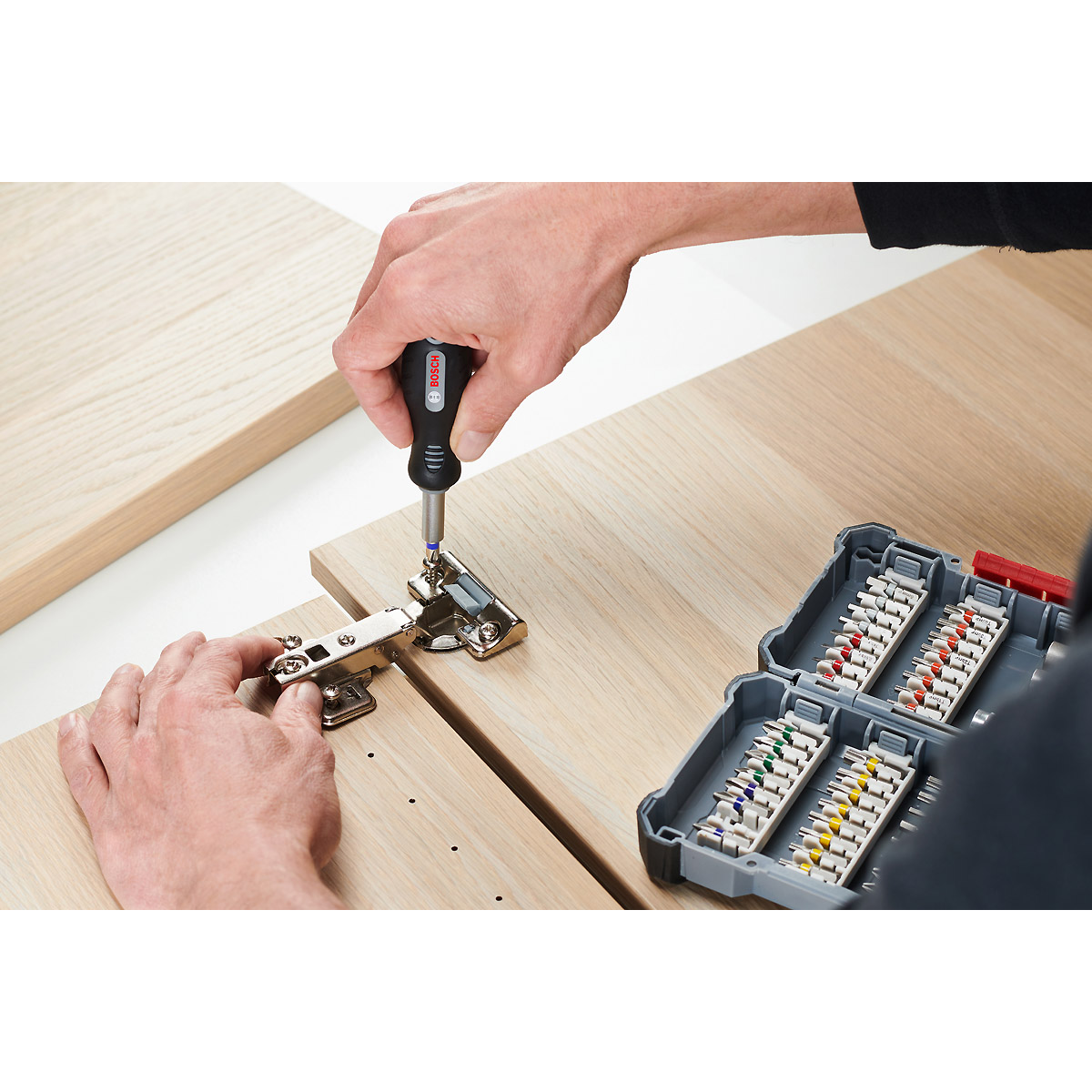 Bosch Extra Hard im Pick and Click-Koffer, 44+1-teiliges Set