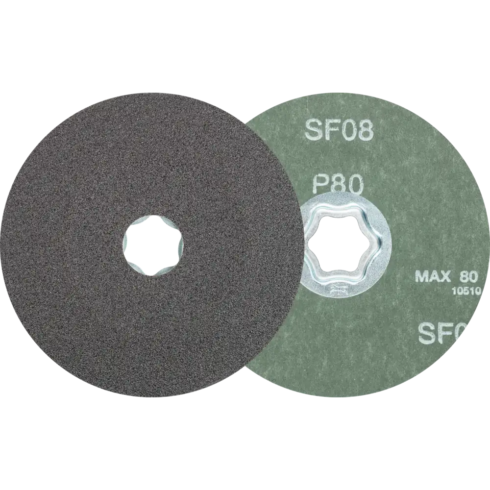 PFERD TOOLS COMBICLICK SIC Fiberscheibe für harte NE Metalle
