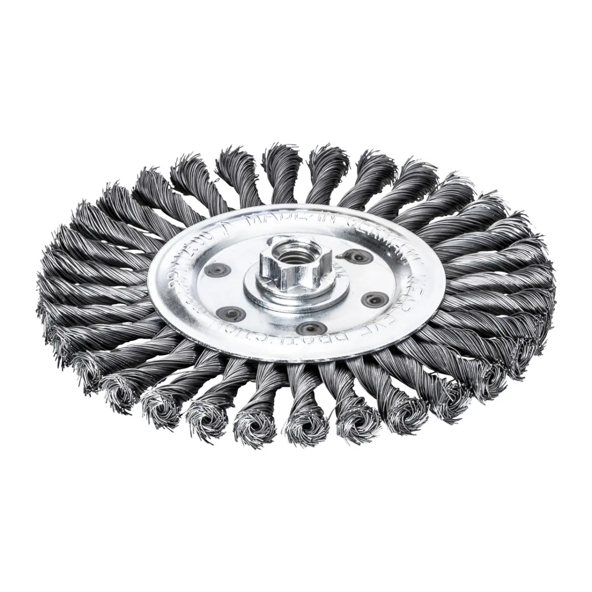 Milwaukee Rundbürste für Winkelschleifer, gezopft, Stahl 115 x 14 x 0,5 mm, M14