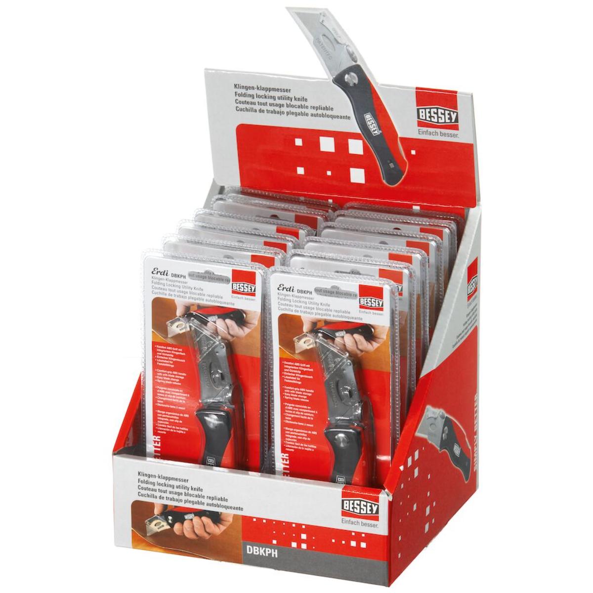 BESSEY Cuttermesser mit Kunststoffgriff