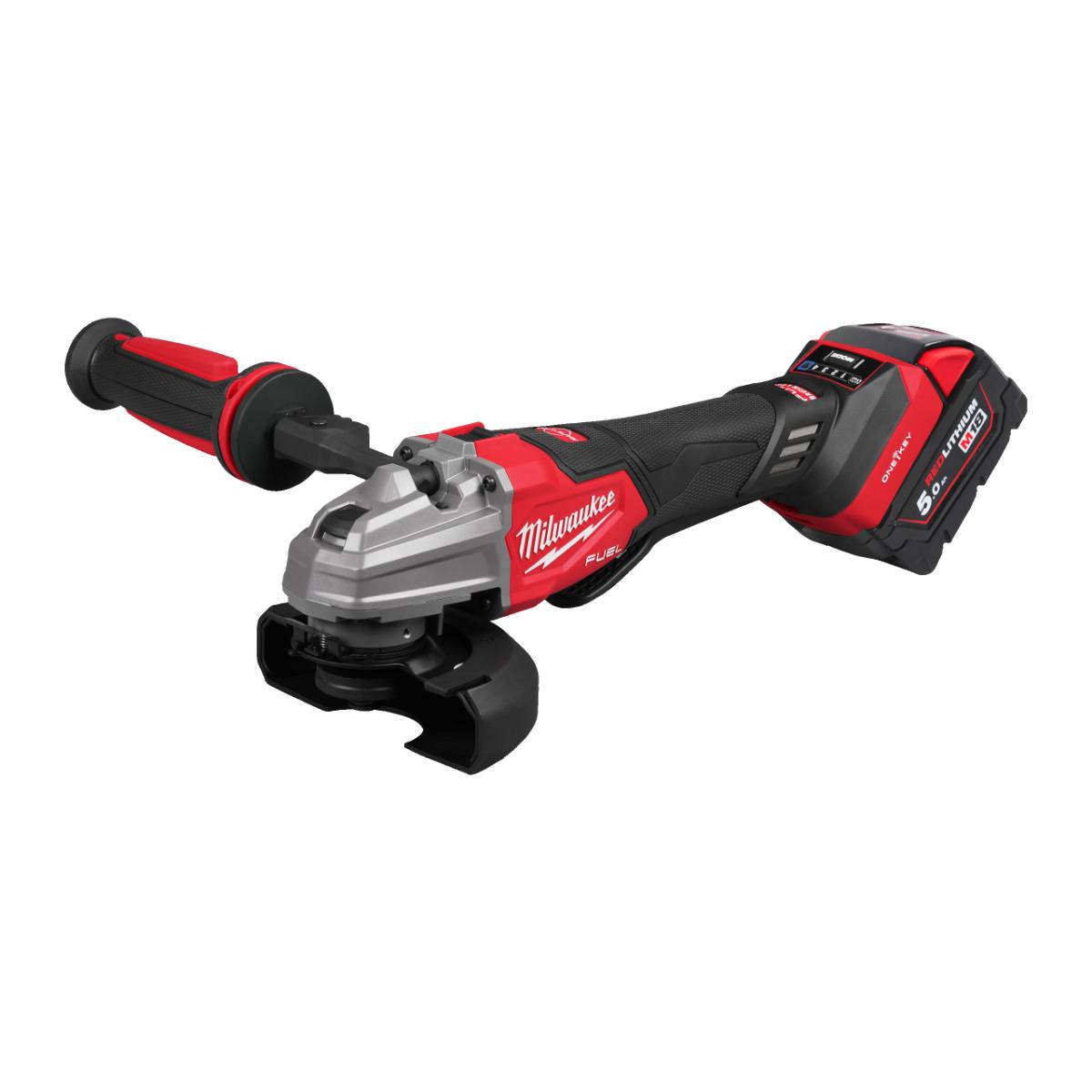 Milwaukee M18 FUEL ONE - KEY Akku - Sicherheitswinkelschleifer, M18FSAGSVO125X - 502X