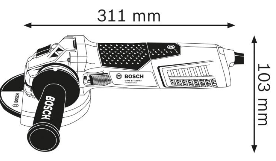 Bosch Winkelschleifer GWS 19-150 CI