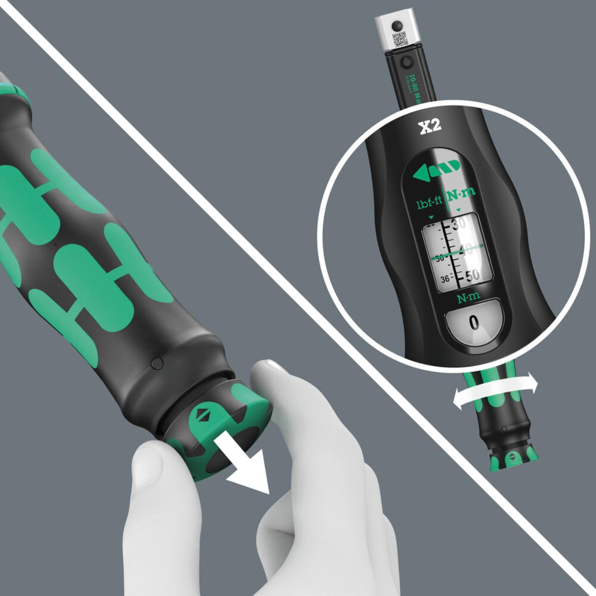 Wera 9558 Drehmoment-Set für Rohrleitungsverschraubungen, 10-50 Nm